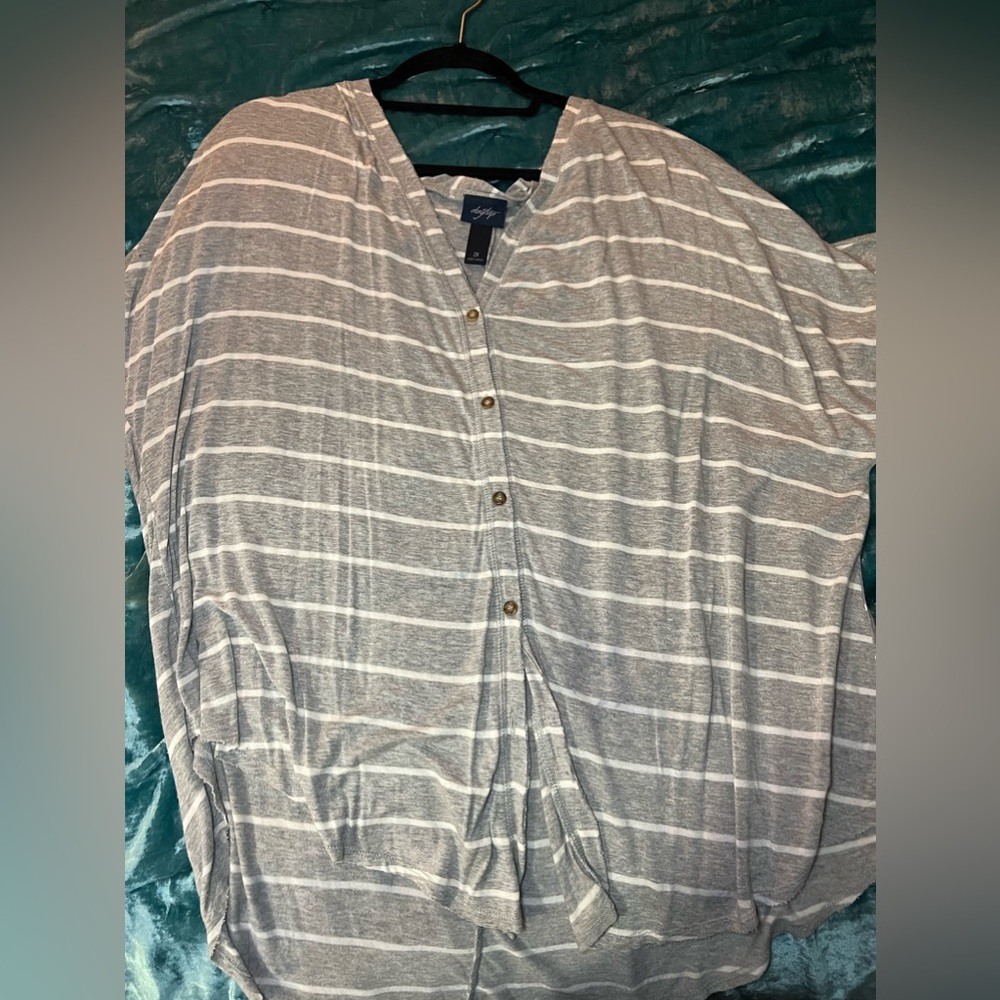 OVERSIZED STRIPED CHIC SOUL TSHIRT